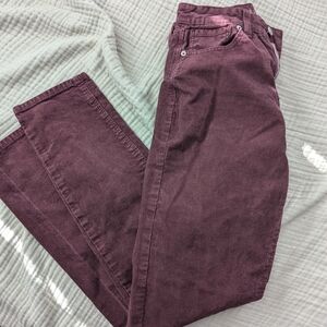 American Eagle Outfitters Plum Corduroy Jeans